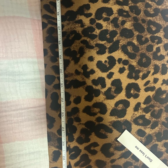 Reformation Petites Vida Low Rise Pant 0P Jaguar Cheetah Leopard - Picture 10 of 11